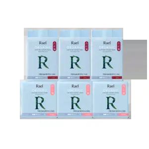 [라엘] 유기농 순면커버 요실금 일반/롱 라이너 6팩