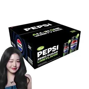 펩시 제로슈거 라임향 올인원 버라이어티팩 (210ml 18캔+355ml 15캔)