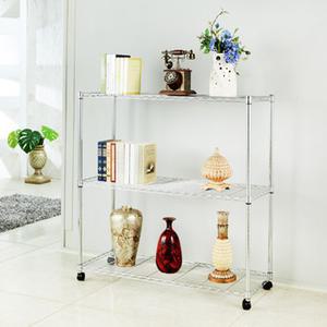 스테인리스 메탈랙 선반 2단~5단 와이어셀프 조립식선반