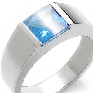 아쿠아마린 반지 커플링 커플 우정링  남자 여자 실버 은반지 남성 여성 기념일 생일 선물 골드앤실버1466