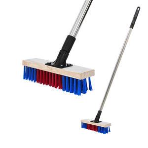 우드바닥솔25cm+스크류스텐자루120cm