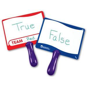 [EDU 0647] 쓰고지울수있는 핸드형 보드판 10개 정품 학교용 퀴즈판 퀴즈놀이 핸드형보드판 수업용