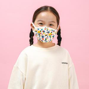 봄가을용 유아 아기 아동 사계절착용 순면마스크 무형광