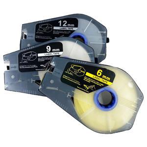 캐논 호환 라벨테이프 6mm/화이트 옐로우 실버/ 정품과 차이없는 품질