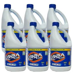 유한락스 레귤러 2kg x 6개/ 살균소독 /바닥청소