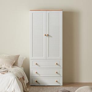 아씨방가구 갤러리 80cm 서랍도어형 옷장