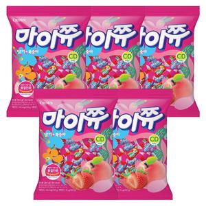 크라운 마이쮸 딸기복숭아 284g X 5봉