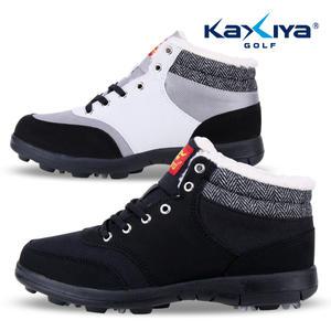 카시야 남성용 큐브 스파이크 겨울용 부츠 골프화