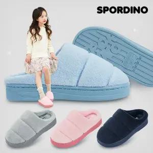 밀키_스티치가 포인트인 방한 털슬리퍼