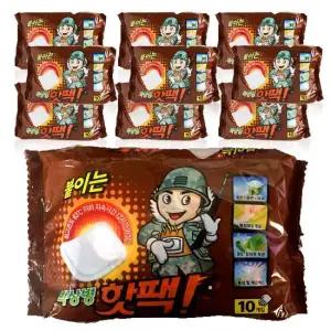 박상병 붙이는핫팩 100매 파스형 찜질팩