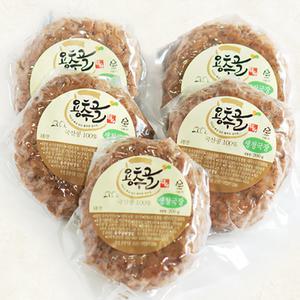 [용추골된장집] 지리산 용추골 생청국장 1kg(200g x 5팩)/ 20년 전통/ 재래식 청국장/ 무염/ 천연발효