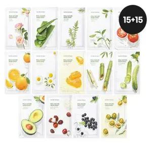 [네이처리퍼블릭/무료배송] 리얼 네이처 마스크 시트 30매