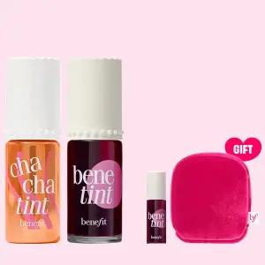 [베네피트](강남점)[연준PICK] 립 앤 치크 틴트 (+틴트 디럭스 1종&벨벳파우치)
