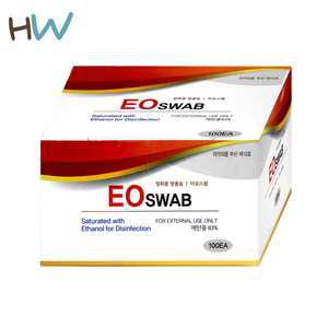 이오스왑 알콜솜 1박스 100매 알콜스왑 낱개포장 소독솜