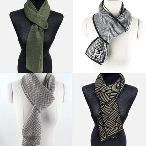 남자 여자 쁘띠 목도리 니트 머플러 스톨 짧은 숏머플러