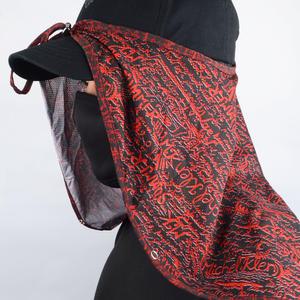 국산 페이스 선가드 냉감 메쉬 얼굴 햇빛가리개 등산 골프 낚시 자외선차단 모자 부착형 썬캡 쿨스카프