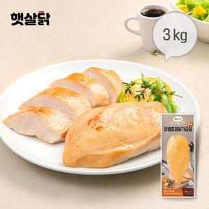 햇살닭 저염훈제 닭가슴살플러스 3kg(100gX30팩)