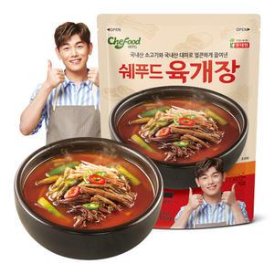 롯데 쉐푸드 맛있는 간편식 육개장460g(16입)