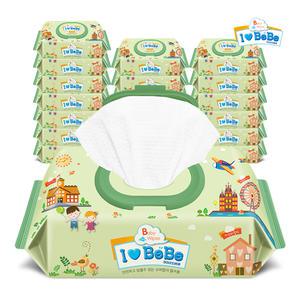 아이러브베베 아기물티슈 포레 캡형 72매X20팩 엠보물티슈