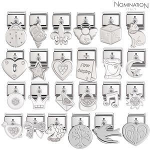 [노미네이션]컴포저블 클래식 참 큐빅,실버 링크 031710 (택1) 남자 여자 브랜드 팔찌 선물