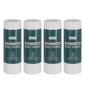 [샐마] 꼼디맘 100%대나무 빨아쓰는 행주 4롤(총200매)