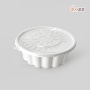 탕용기 K 195파이 소 150개 BOX 백색 물회 용기