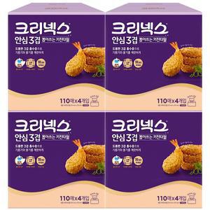 크리넥스 뽑아쓰는 안심키친타올 3겹 110매x4각 4팩