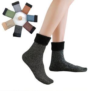 반짝 융털양말 7켤레_은사혼방 기모양말 남녀공용