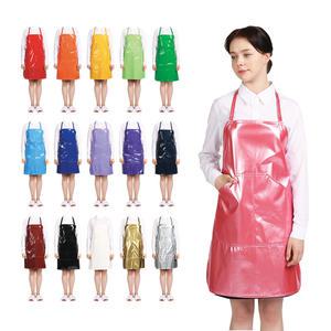 단면코팅 방수 앞치마(소/주머니)(목끈형) 65x73cm