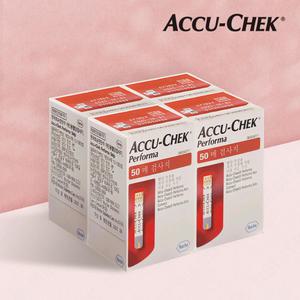 로슈정품 아큐첵 퍼포마 혈당시험지 50매 4박스(총200매) (27년01월)d
