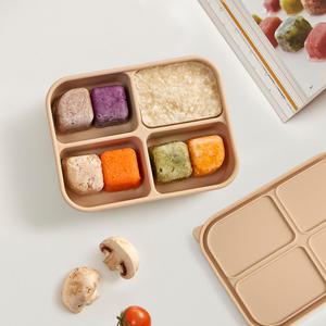 마미스테이블 깨비큐브 4구 최상급 식품용 실리콘 이유식큐브