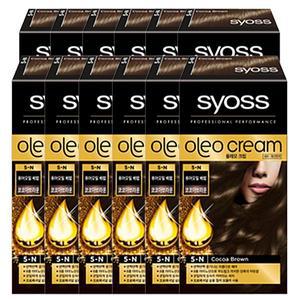 [헨켈]사이오스 올레오 크림 염색 5N 코코아브라운100ml 12개