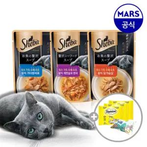 쉬바 수제 수프 24개 골라담기+캣닢쿠션+템테이션12gx3팩