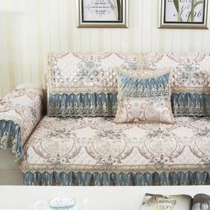 [러빙랩]올리비아 유럽풍 쇼파패드 1인용 소파 패드 90x90cm