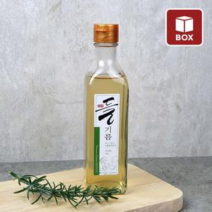 (1BOX) 유리병 투명 사각 참기름병 300ml FN300S (35개) 오일용기 소스 양념 포장용기