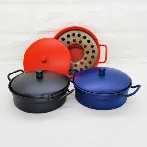 철재 냄비 재떨이 뚜껑 냄새차단 업소용 가정용 재떨이