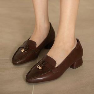 [분홍코끼리] 프랑스 골드 펌프스(3cm)