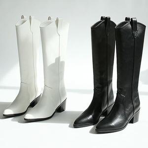 천연소가죽 제작 네임드 웨스턴 롱부츠