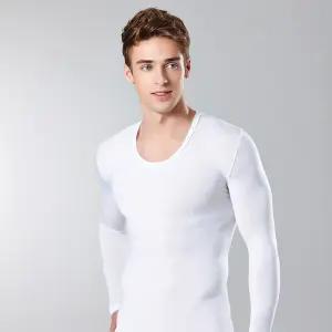 제임스딘 남성 모달 발열 내의 남자 내복 상의 긴팔 티 JHMIX009