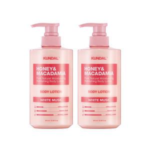 쿤달 바디로션, 화이트머스크, 500ml, 2개