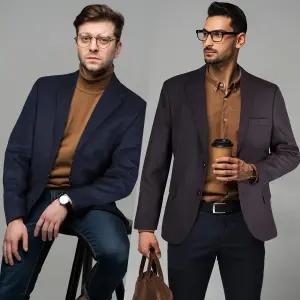 쟌피엘 베세베제 울모직 정장자켓 겨울슈트 중년양복