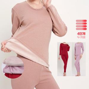 여성 융 기모 양모 국내산 내의 관절보호 겨울 내복 두꺼운 타이즈