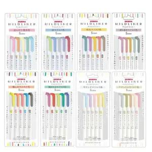 제브라 Mildliner 마일드라이너 5색 파스텔 라인 마카