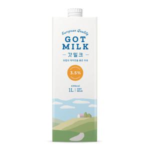 갓밀크 멸균우유 1000ml 12개