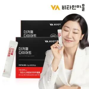 비타민마을 더카페 다이어트 커피 다이어트보조제 60포 x 2박스