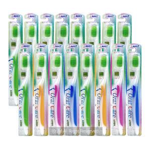 오랄케어 클로렐라 이중미세모 칫솔 약한잇몸용 24개 (1box)