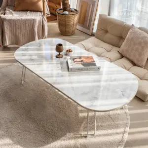 타원형 12060 접이식 좌식테이블 거실 소파 밥상 좌탁 식탁 티테이블 6인용