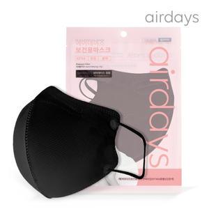 에어데이즈 중형 KF94 새부리형 마스크 50매 100매 화이트 블랙