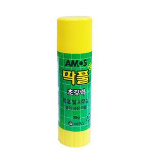 아모스 투명 딱풀e 35g x 12개입(1갑) 고체풀 접착제