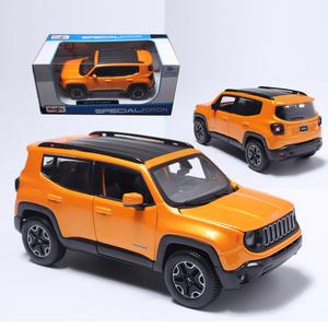마이스토 1:24 지프 레니게이드 오렌지 자동차장난감 다이캐스트 모형